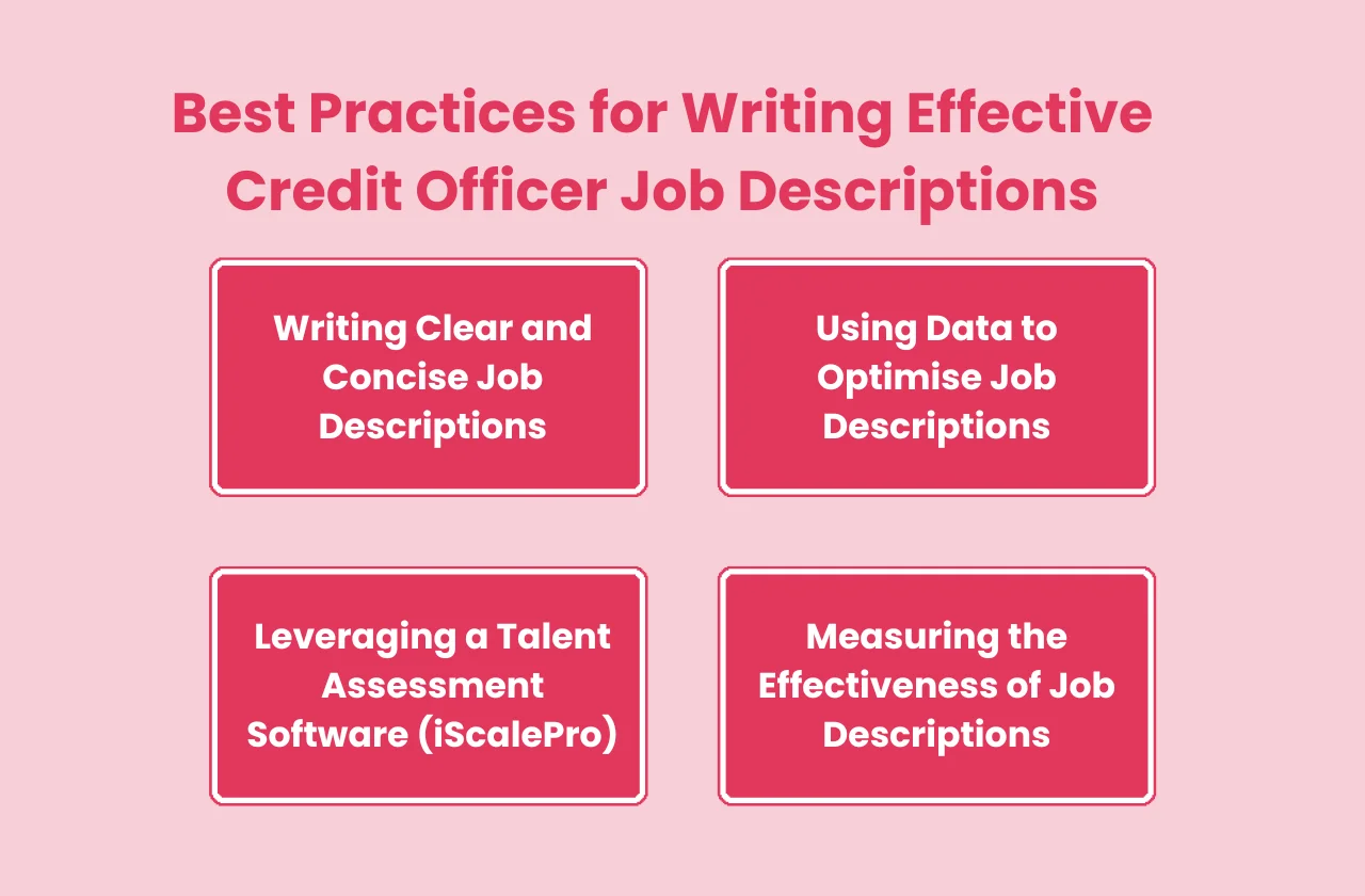 best practices writing effective credit officer job descriptions